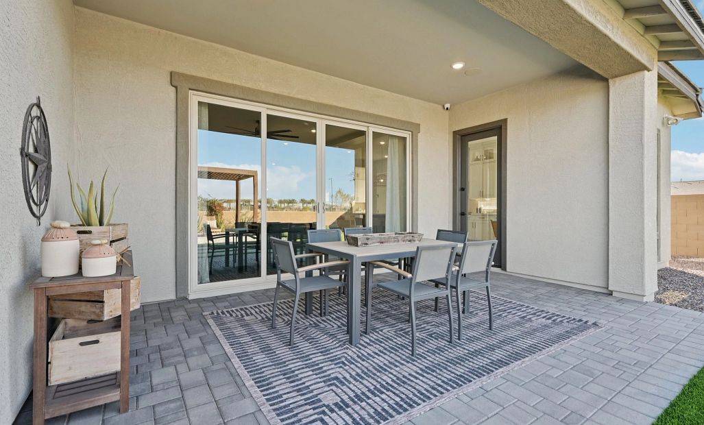 Back covered patio