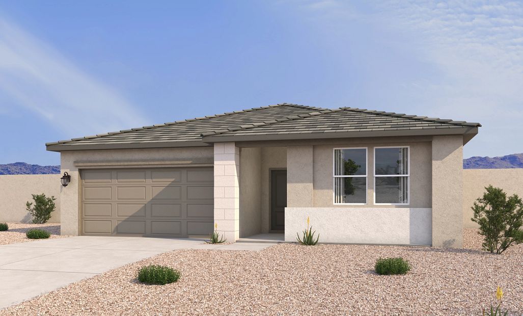 Exterior elevation rendering