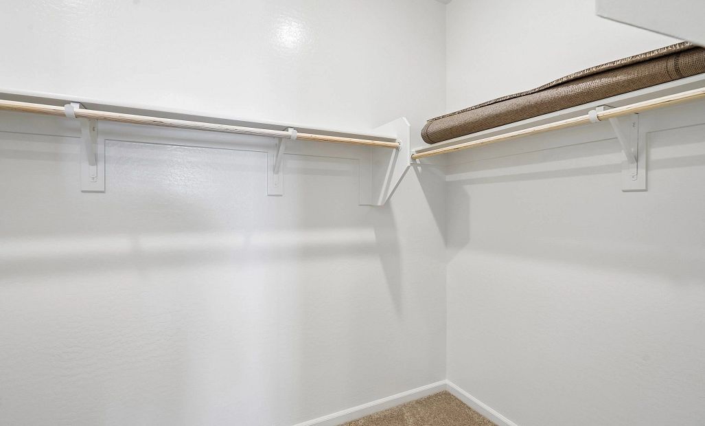 Primary walk in closet