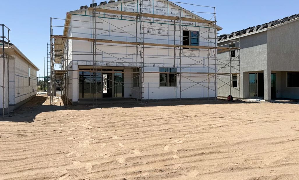 Back exterior elevation