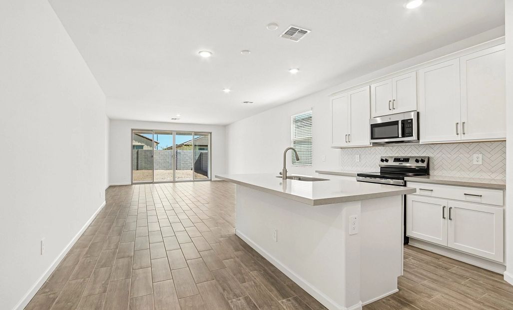 Kitchen and great room