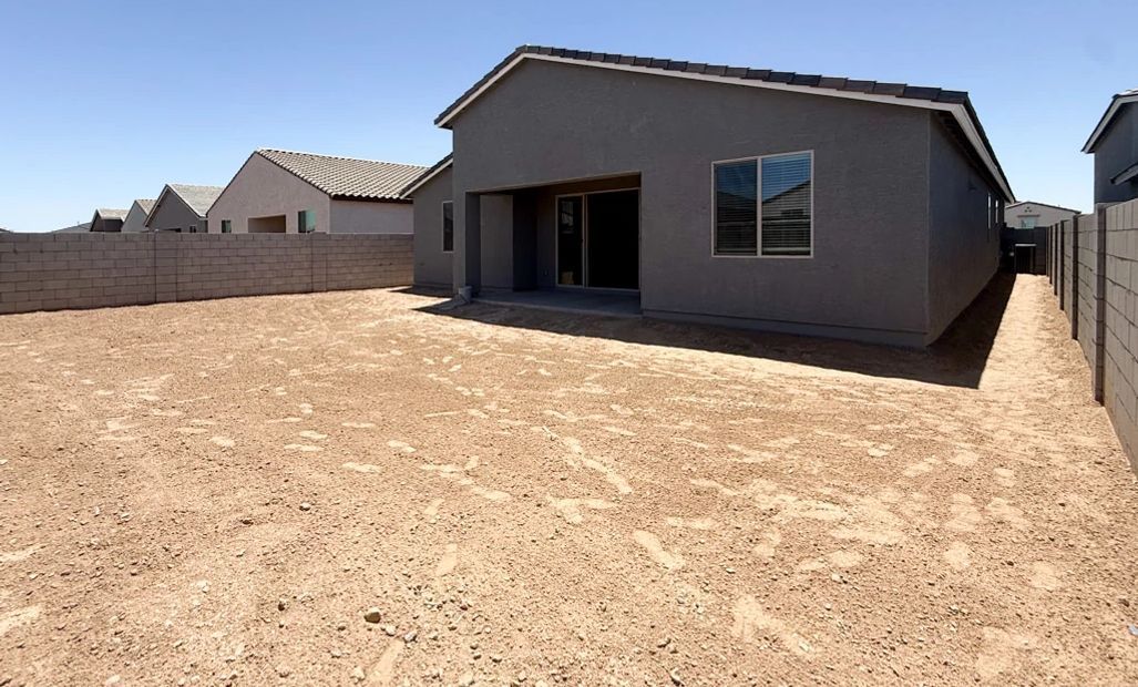 Back exterior elevation