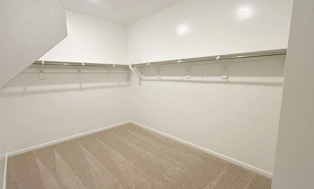 Primary walk in closet