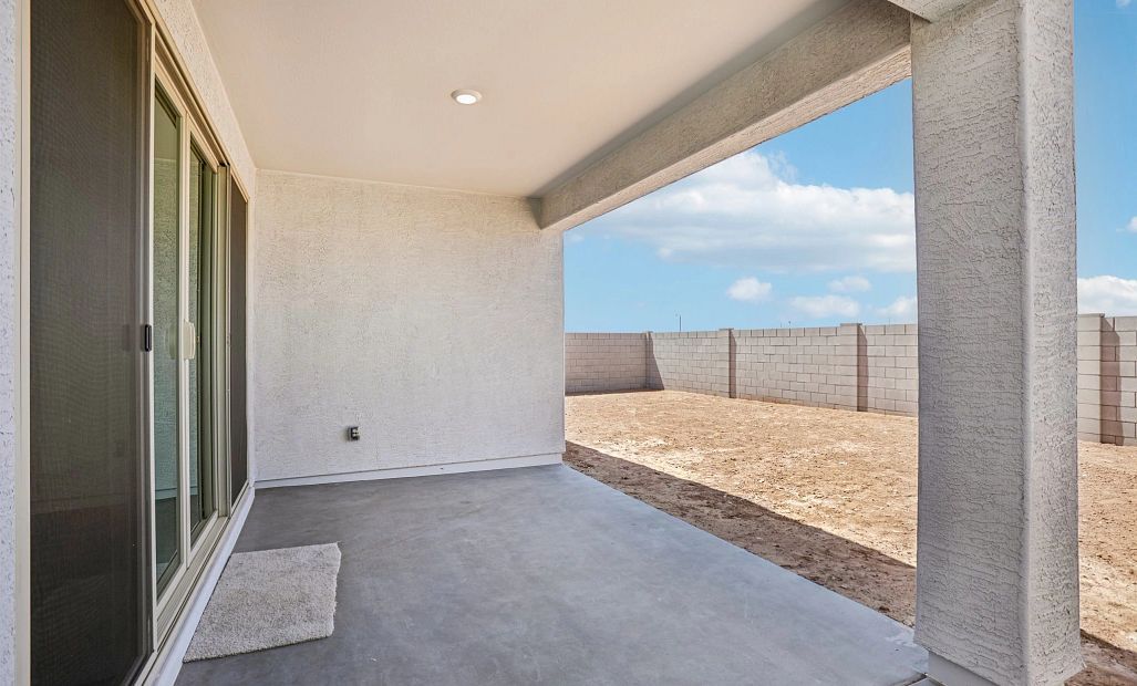 Covered patio