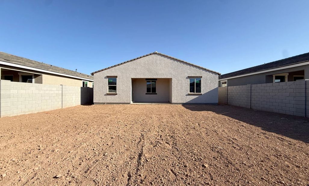 Back exterior elevation