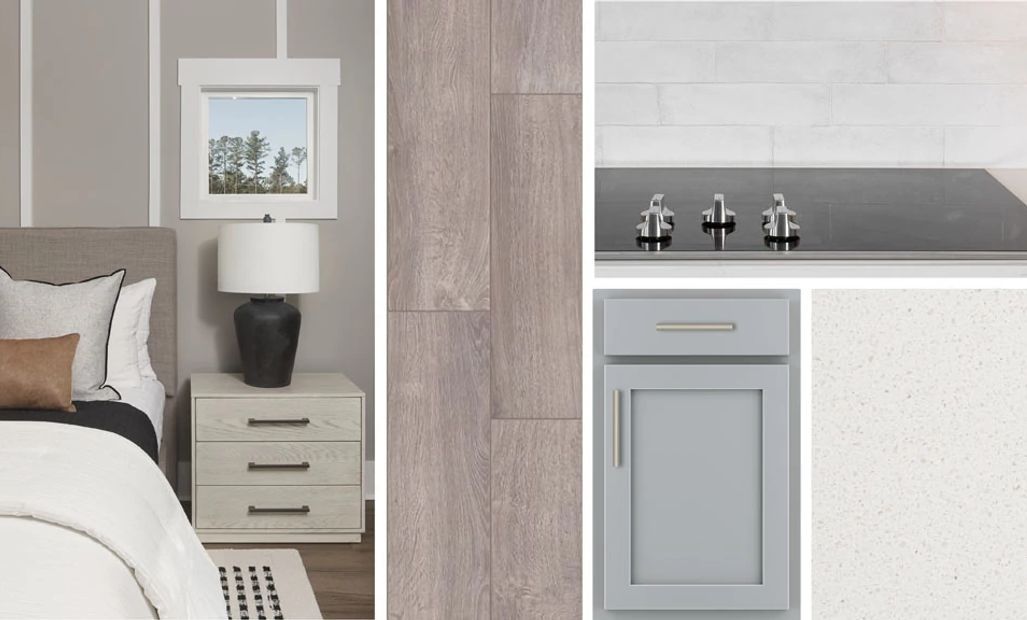The Milan Collection Finishes - not actual home