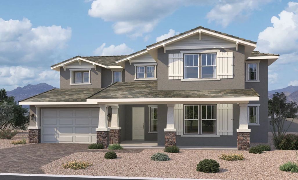 Exterior elevation rendering