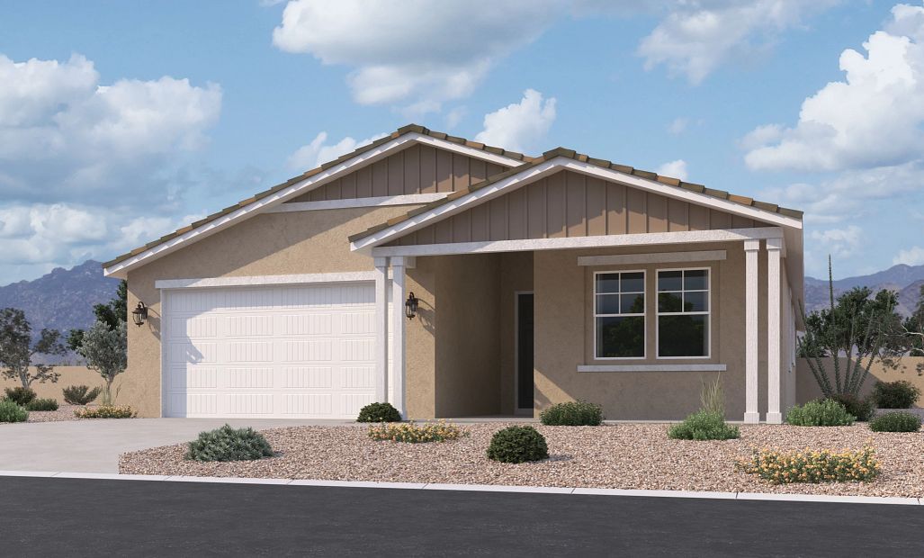 Exterior elevation rendering