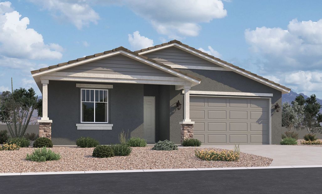 Exterior elevation rendering