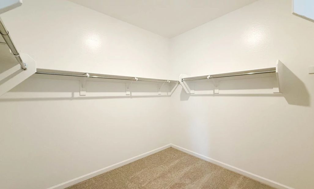 Primary walk in closet