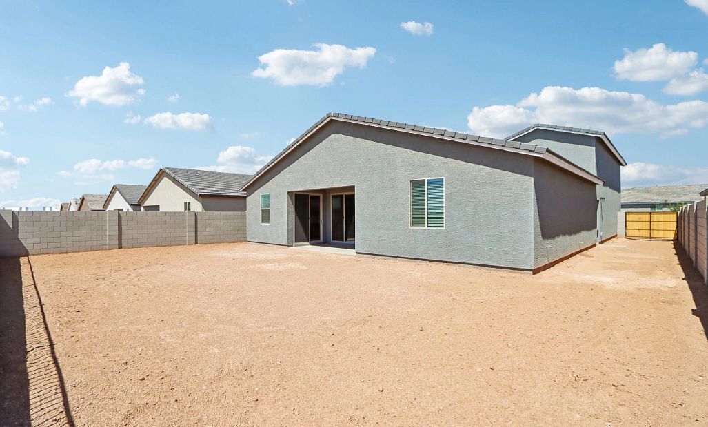 Back exterior elevation