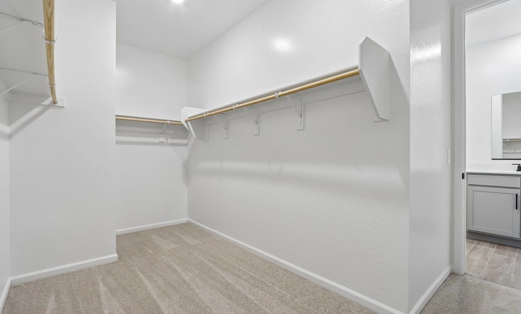 Primary walk in closet