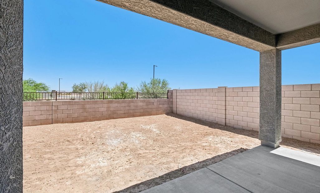 Covered patio