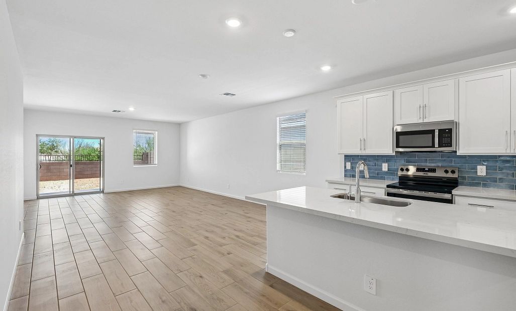 Kitchen and great room