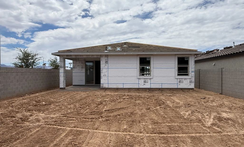 Back exterior elevation