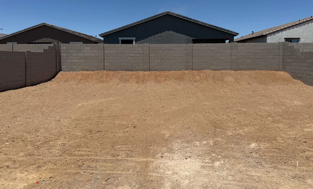 Large backyard