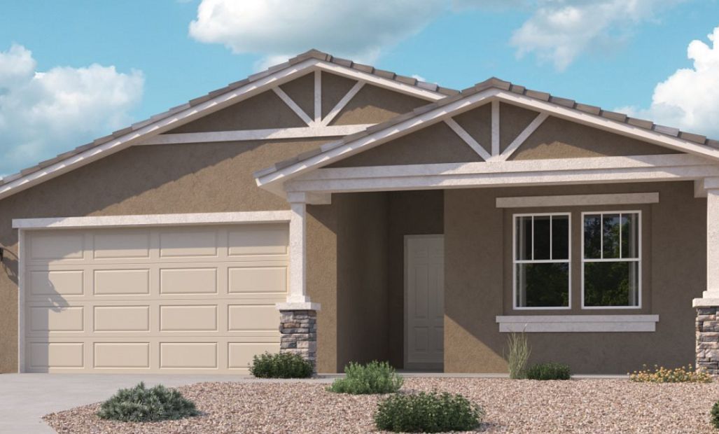 Exterior elevation rendering