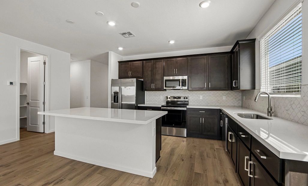 Kitchen featuring the Roosevelt Collection. Not actual home, finishes may vary.