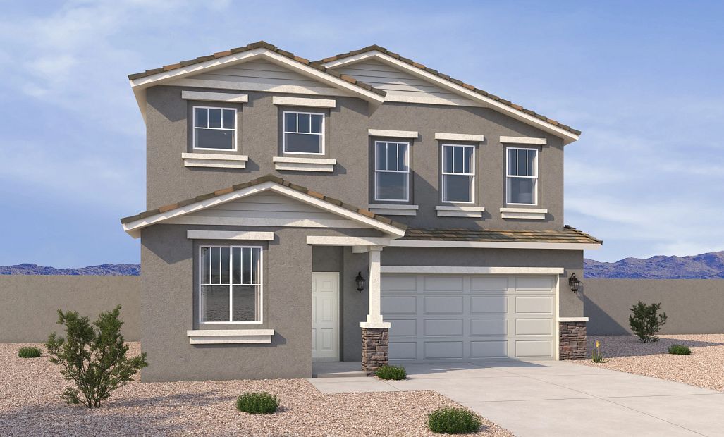 Exterior elevation rendering