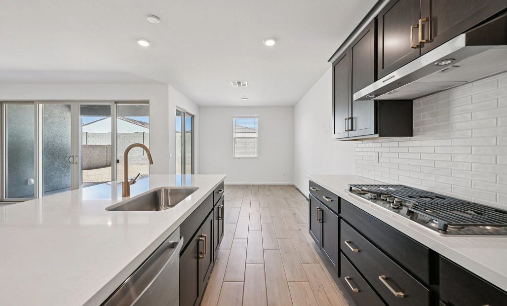 Kitchen featuring the Oxford Collection. Not actual home, finishes may vary