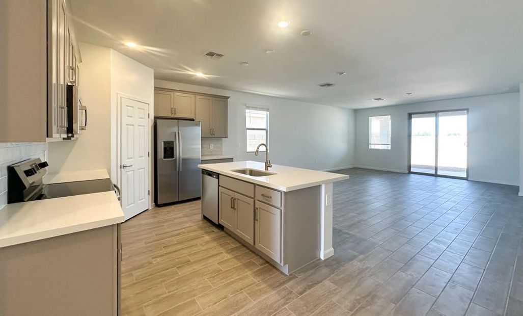 Kitchen and great room