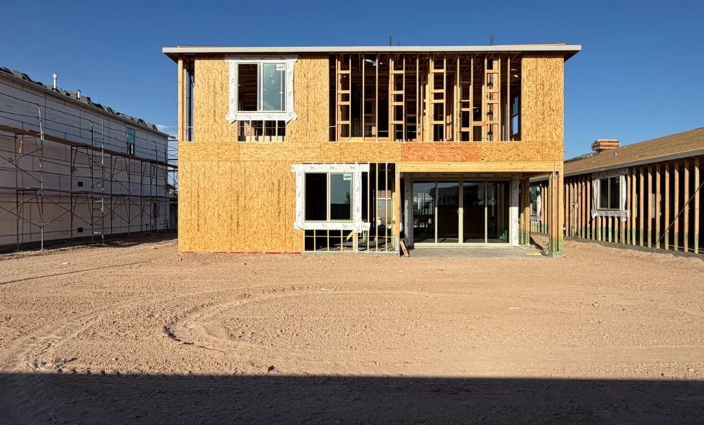Back exterior elevation