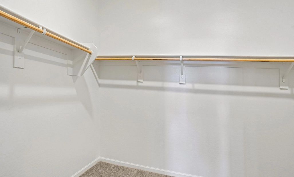 Primary walk in closet