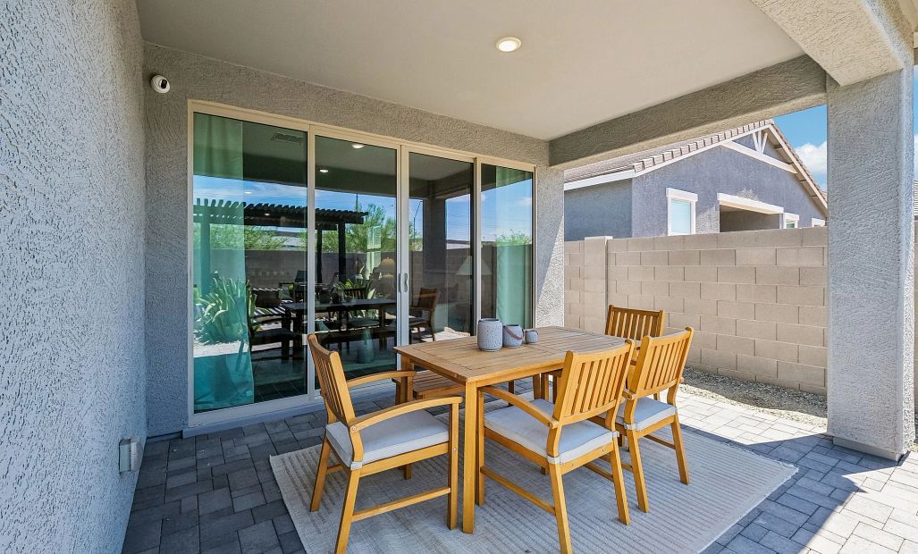 Covered patio
