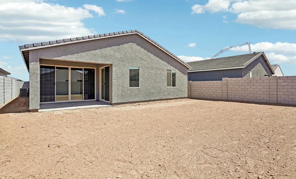 Back exterior elevation