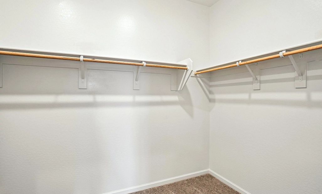 Primary walk in closet