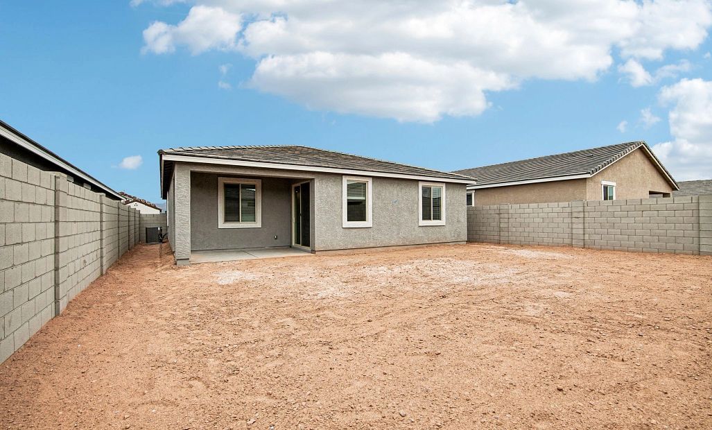 Back exterior elevation