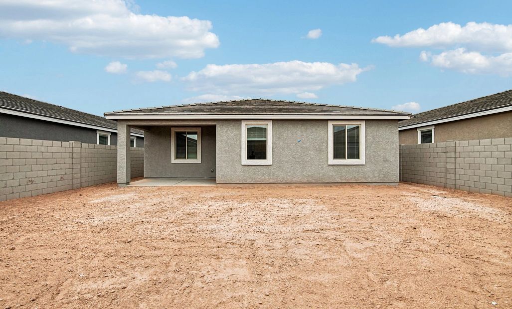 Back exterior elevation