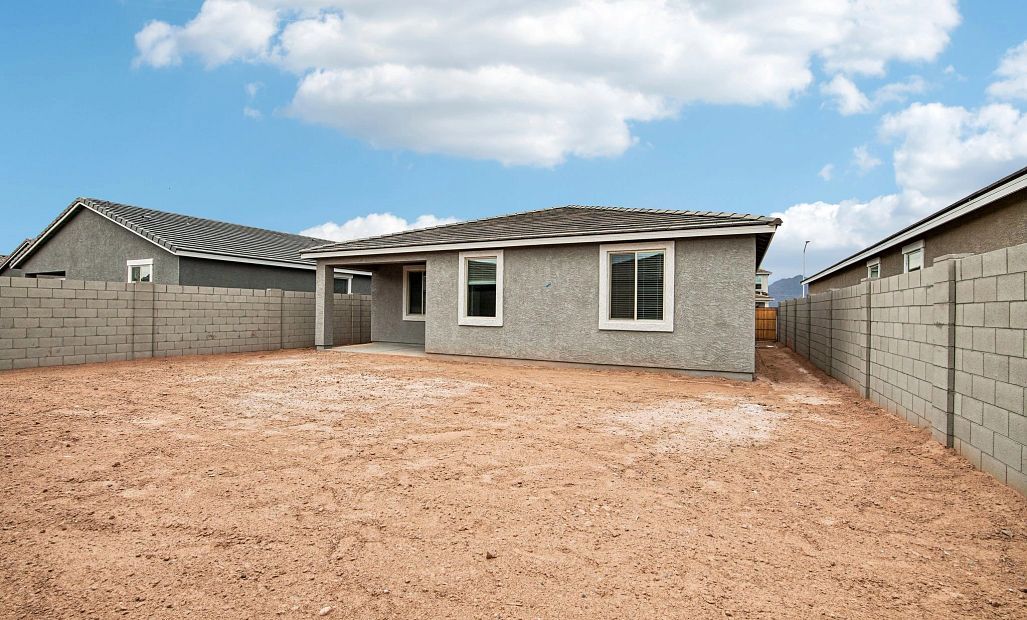 Back exterior elevation