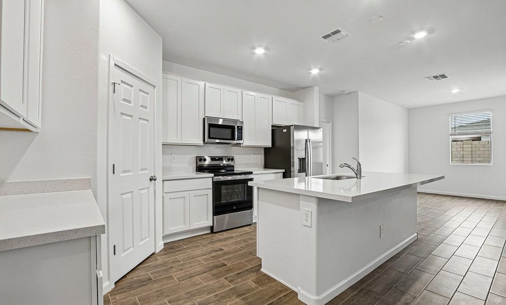 Kitchen featuring the Essentials finishes