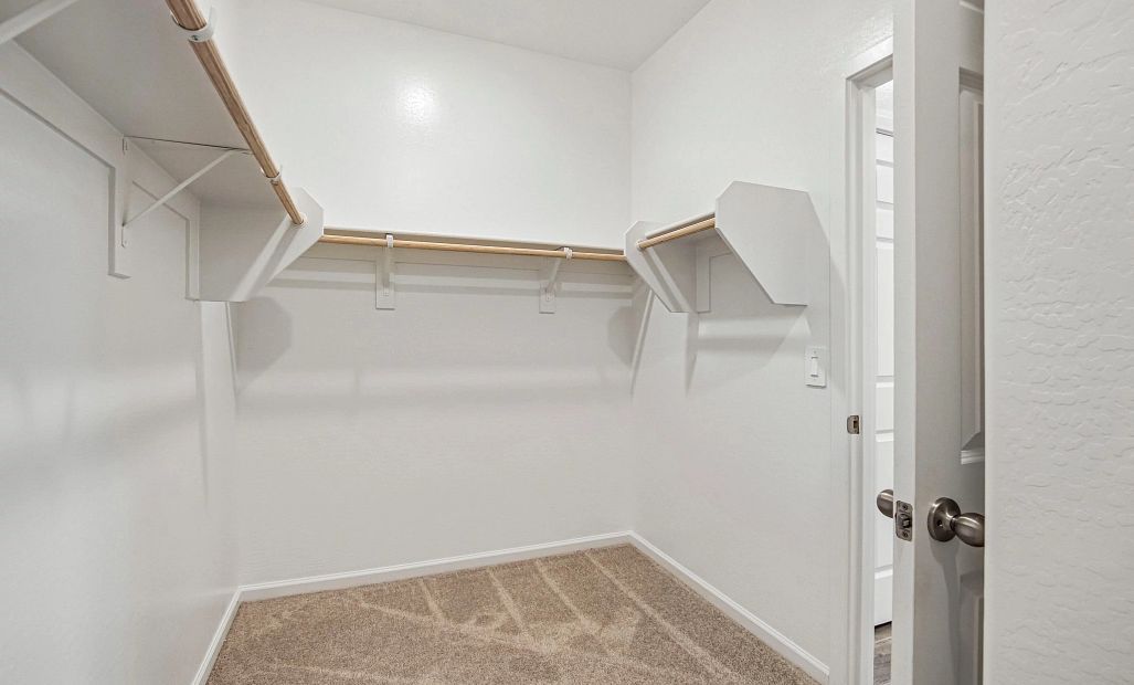 Primary walk in closet