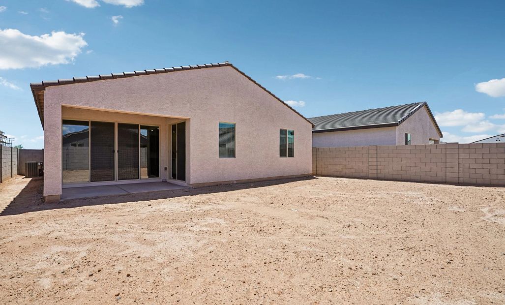 Back exterior elevation
