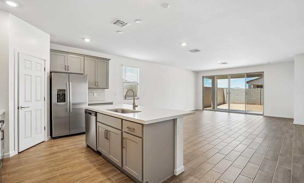 Kitchen and great room