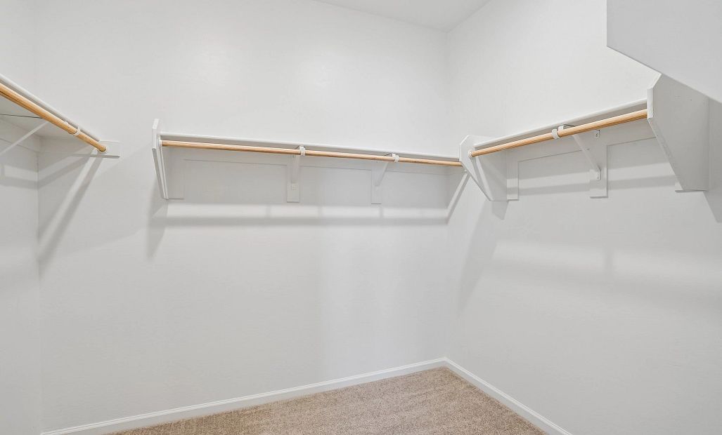 Primary walk in closet