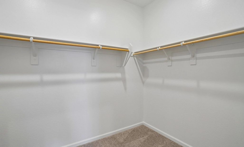 Primary walk in closet