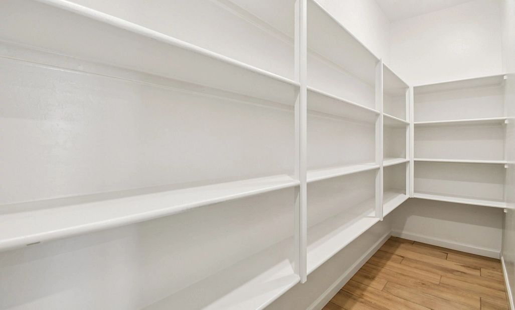 Pantry. Representative images and renderings are for illustrative purposes. Actual structural