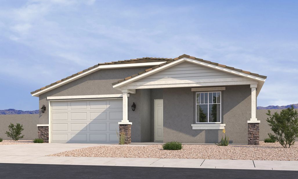 Exterior elevation rendering. Representative images and renderings are for illustrative purposes.