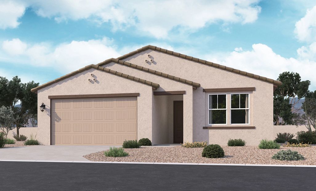 Exterior elevation rendering. Representative images and renderings are for illustrative purposes.
