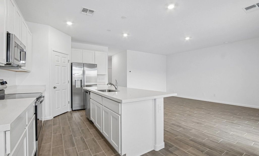 Kitchen and great room