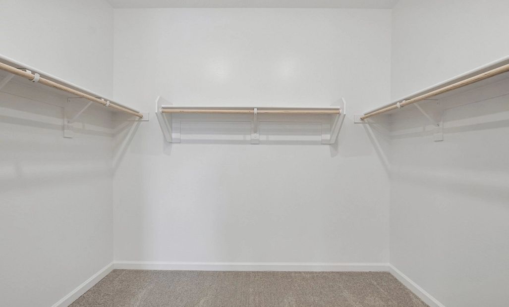 Primary walk in closet