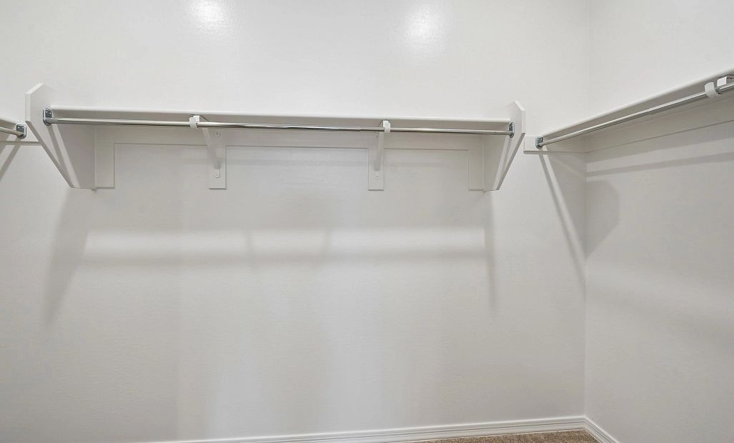 Primary walk in closet