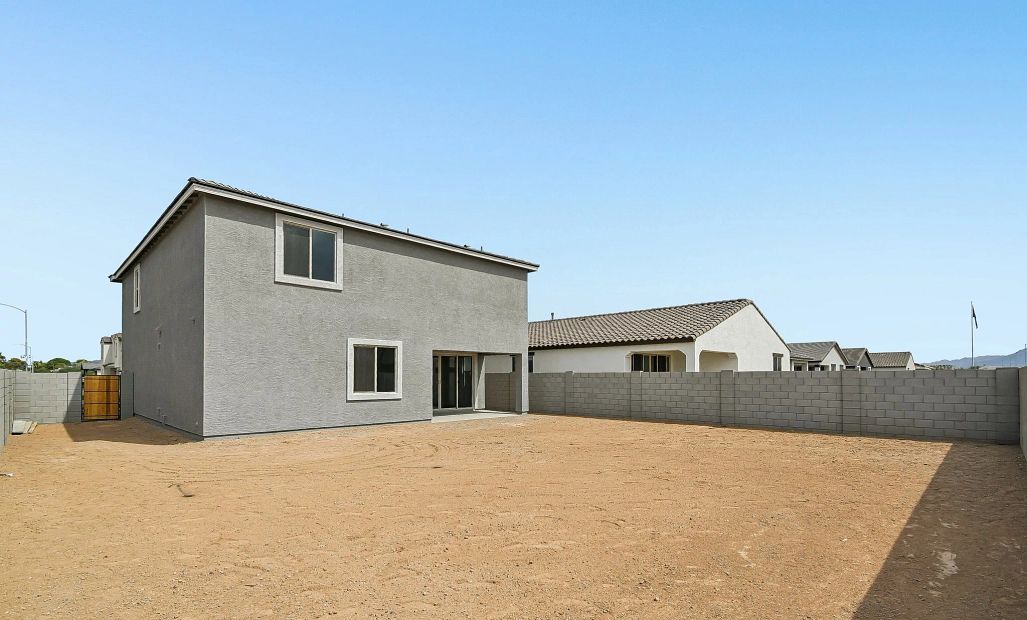 Back exterior elevation