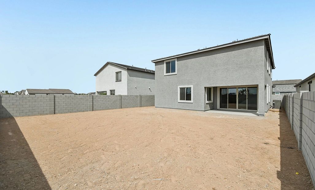 Back exterior elevation