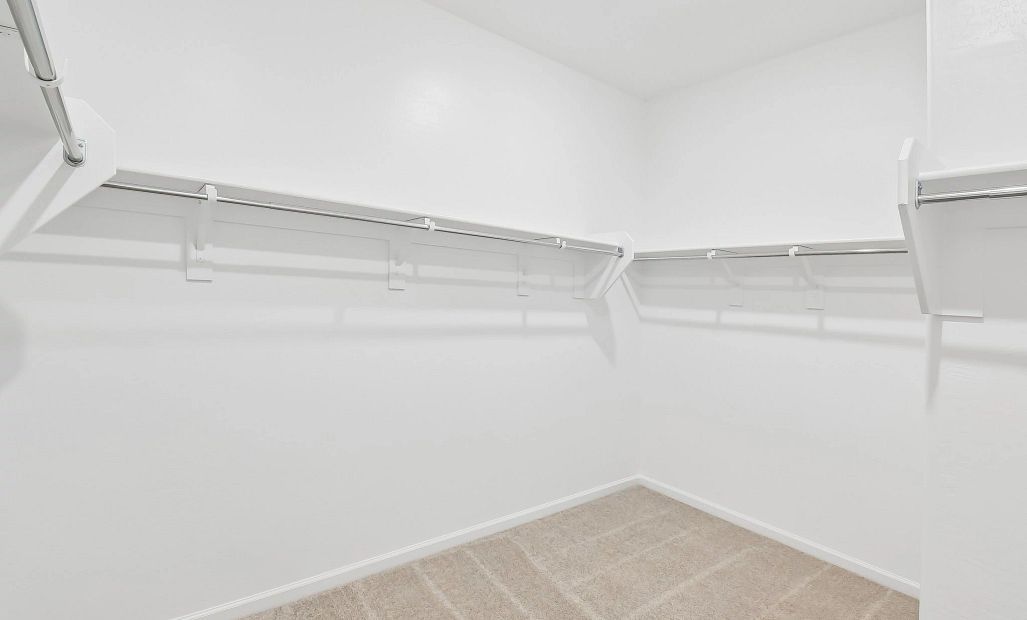 Primary walk in closet