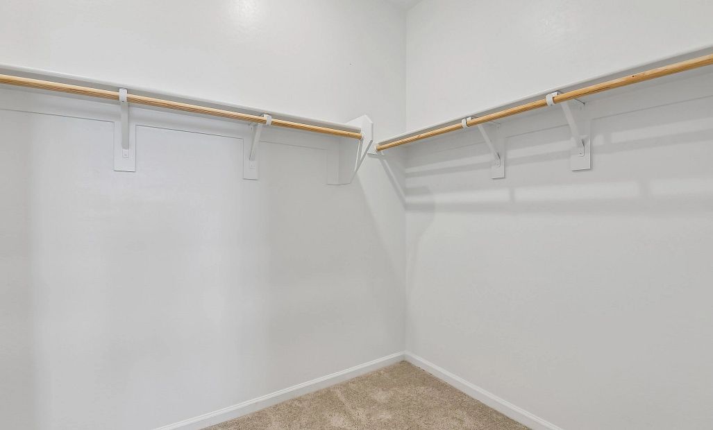 Primary walk in closet