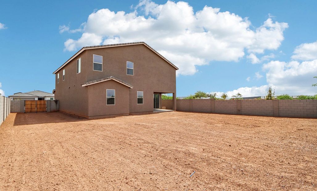 Back exterior elevation